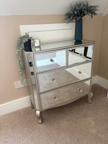 mirror chest of drawers