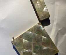 Mother-of-pearl ball card case - Mother of pearl - Late 19th century