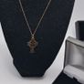 Celtic cross 9ct  yellow gold necklace Image 3