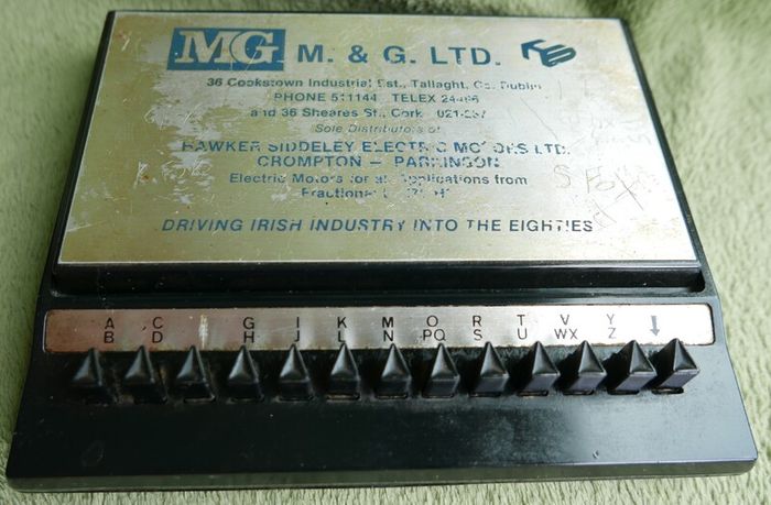 Vintage Telephone List Finder Directory Black
