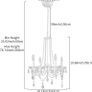 Affordable 4 Arm Crystal Chandelier Ceiling Lights