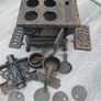 Vintage Miniature Cast Iron Stove Image 7