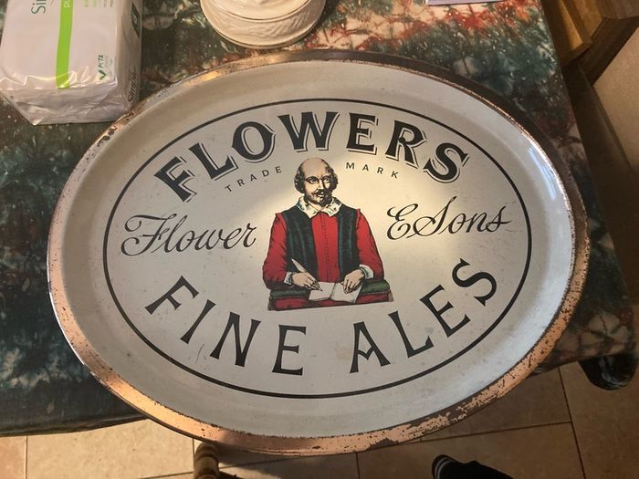 Vintage beer trays free postage