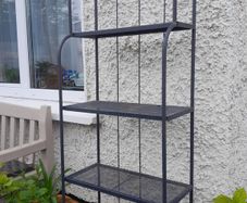Ikea Lacko metal shelving unit 161cm h