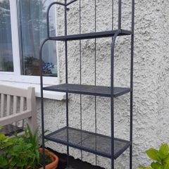 Ikea Lacko metal shelving unit 161cm h