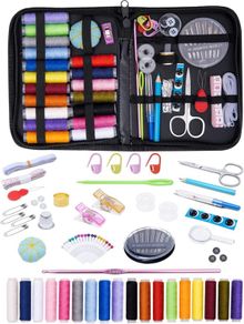 Professional Sewing Kit with a fine Quality Zipper Bag 103 Pcs Needle and Thread Kit for Beginners and Adults with 21 Different Premium Sewing Supplies for DIY, Home, Travel & Emergency Mending