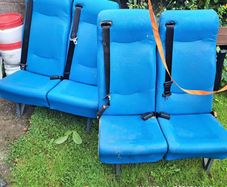 2 double seats for campervan