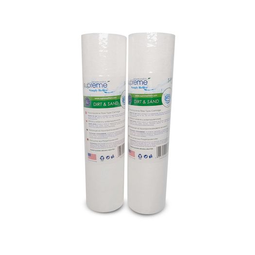 Sediment Water Filter Cartridges 10"x2.5" Pack of 2