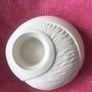 Belleek Living Porcelain Sandwave Ivory Tealight Voitive Candle Holders x2 Image 8