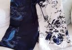 Navy & White Shorts Waist 30