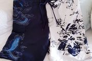 Navy &amp; White Shorts Waist 30