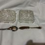Vintage glass condiment dishes Image 2