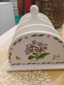 toast rack, Ceramic, The Leonardo Collection, botanical pattern