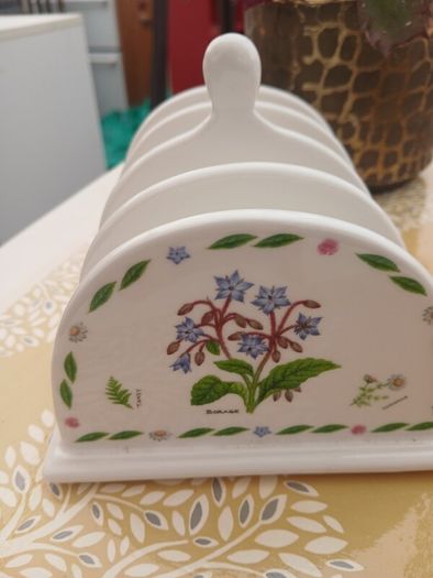 toast rack, Ceramic, The Leonardo Collection, botanical pattern