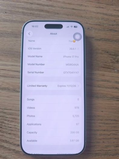 iPhone 17 pro 256gb sim free