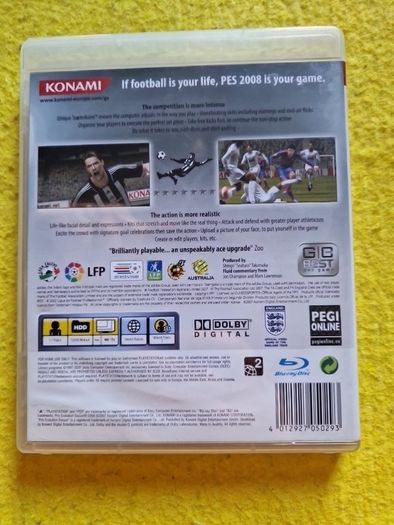 Pes 2008  PlayStation3 Ps3 Games Original