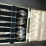 Silver plated spoon sets in original box Image 3
