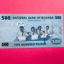 Rwanda  500  Francs. 2013. Pick  38a. ( Uncirculated ) Image 2