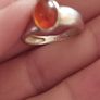 Silver 925 with amber ring. Image 7