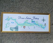 Drowes Salmon Fishery map