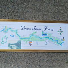 Drowes Salmon Fishery map