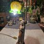 Vintage large woman statue lamp Image 3