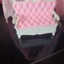 1998 VINTAGE Barbie Bed & Bath Playset House Fold Up Pink Case Purse Doll Set Image 8