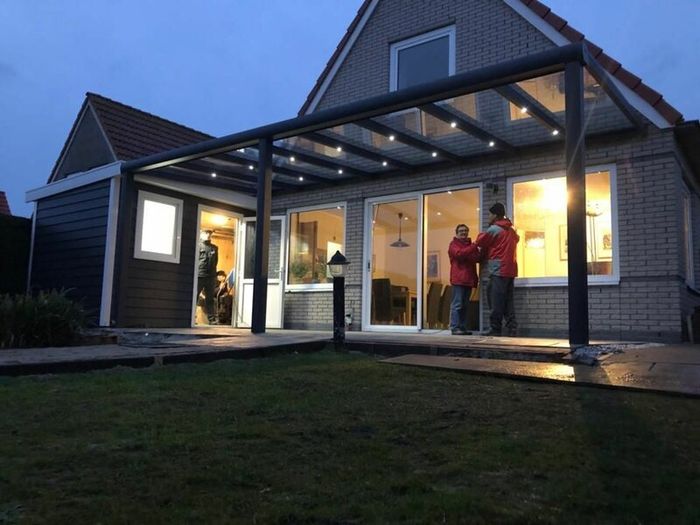 Premium Aluminium Veranda Pergola Anthracite Grey Finish