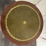 Vintage Regency Style Leather Top Drum Table/Occasional Table Image 2