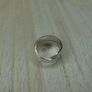 Sterling Silver Swirl Ring Made in Mexico Image 2