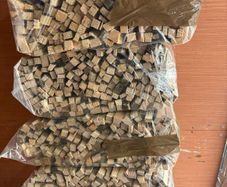 kindling fresh bags 2.50 just made bone dry very neat equal kiln dried timber straight from a sawmill
