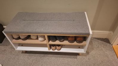 Shoe rack and seat