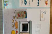 Little town wooden microwave set for toy kitchen