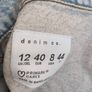 Denim Sleeveless jacket 80s 90s style on trend  size 12 Postage included Image 7