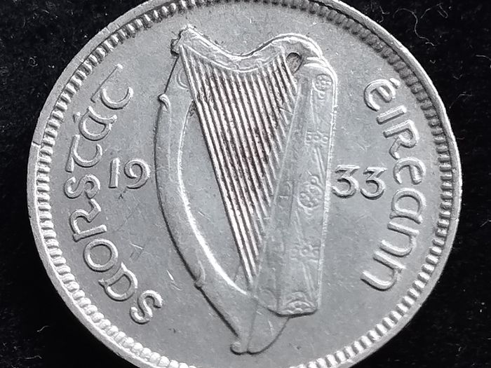 Ireland - 1933 - Irish 3d - 3 Pence - Hare - KM.4 - [2696]