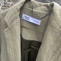 Khaki Green Zara coat
