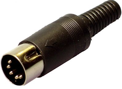 5 Pin Din Plug (Standard 180 Degree)