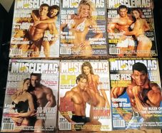 6 x Musclemag Magazine 1998.