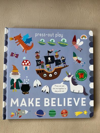Press out and play make believe book