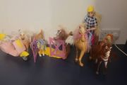 Barbie Horses and dolls