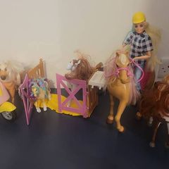 Barbie Horses and dolls