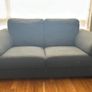 IKEA dark navy sofas 3 +2 Image 5