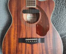 Fender PM-3C all solid mahogany guitar w/hard case and pickup