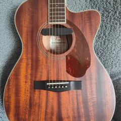 Fender PM-3C all solid mahogany guitar w/hard case and pickup