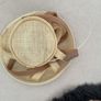 Large occasion hat neutral colours Image 9