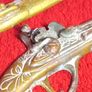 Vintage Brass Pistols  ( Wall Decor ) X 2 Image 5