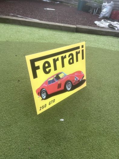 Ferrari 250 GTO Aluminium Sign
