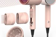 NEW SALE | 2200W Hair Dryer with Diffuser Brush Nozzle Ionic Blow Dryer Powerful Baby Pink