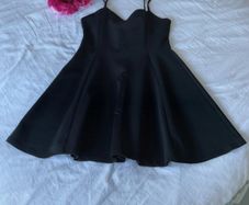 dress Zara black Aline skater style dress small
