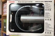Silver Bluetooth Head Phones Speaker and Earbuds